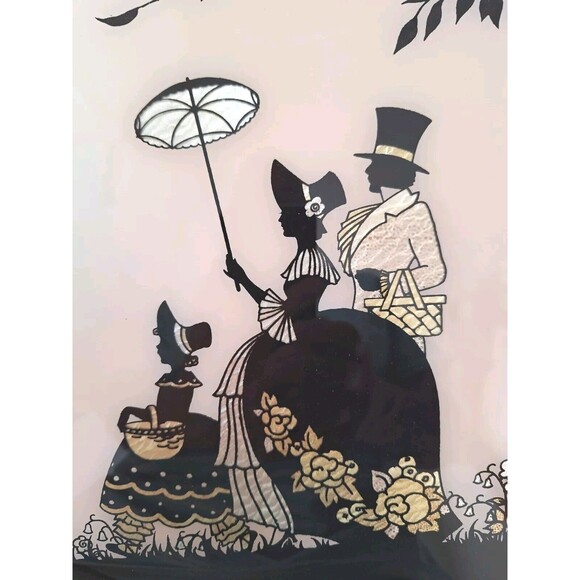 VTG Butterfly Effect Silhouette Colonial Sweethearts & Colonial Holiday Pictures - Picture 10 of 10